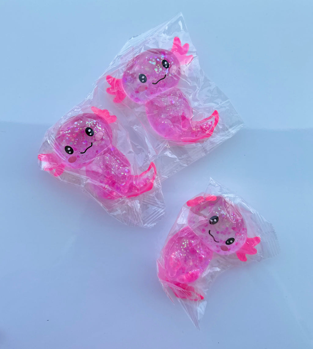 Pink Axolotl Sugar Squishy