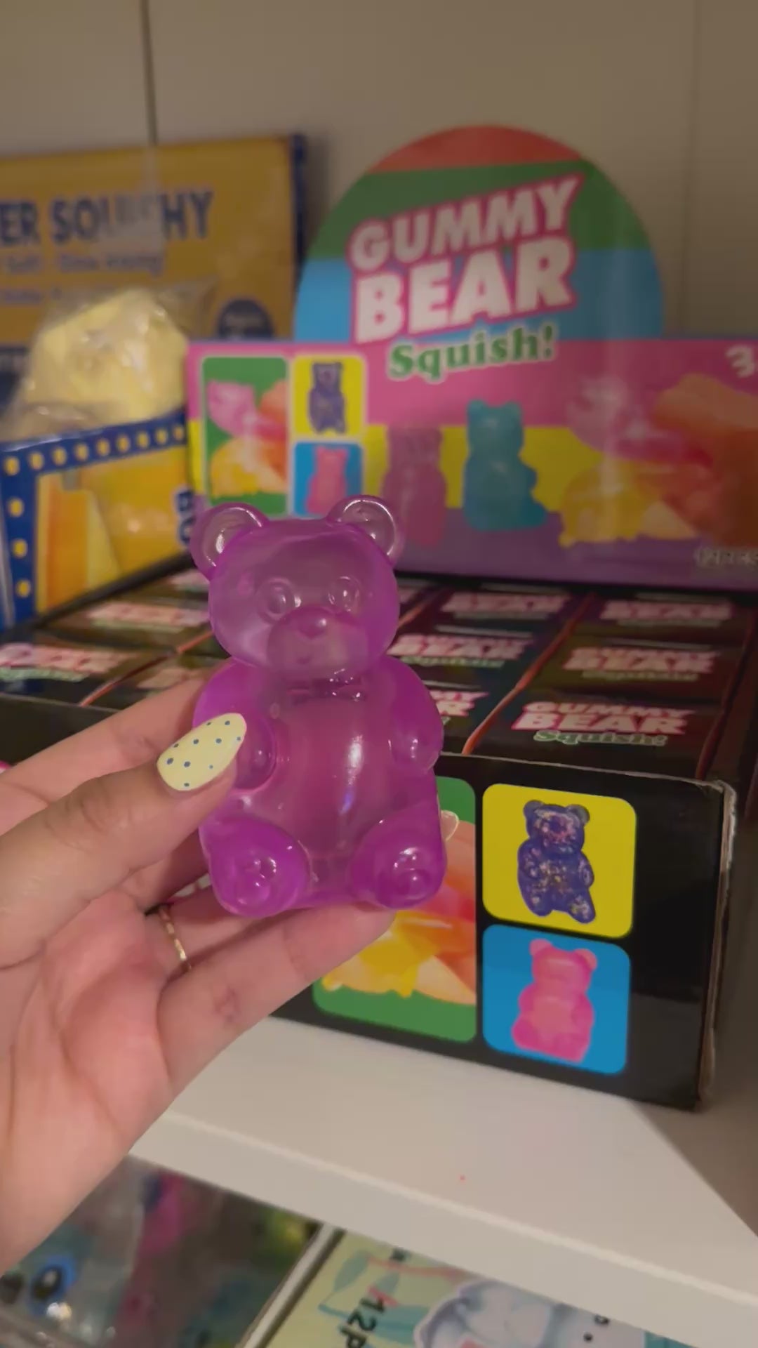 Glossy Gummy Bear Sugar Squishy